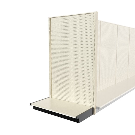 Lozier Shelving End Cap Display, Platinum 48W 84H 25D P485U-EC